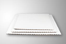 Base de cartón con aluminio rectangular