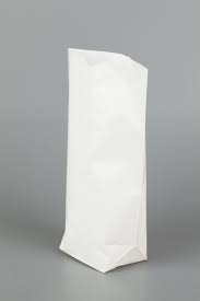 Bolsa papel blanca con fuelle