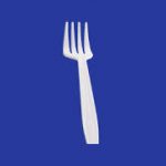 Tenedor blanco
